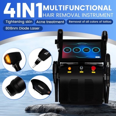 4 In 1 808nm Diode Laser  Pico Laser Tattoo Hair Removal Machine Wrinkle Removal