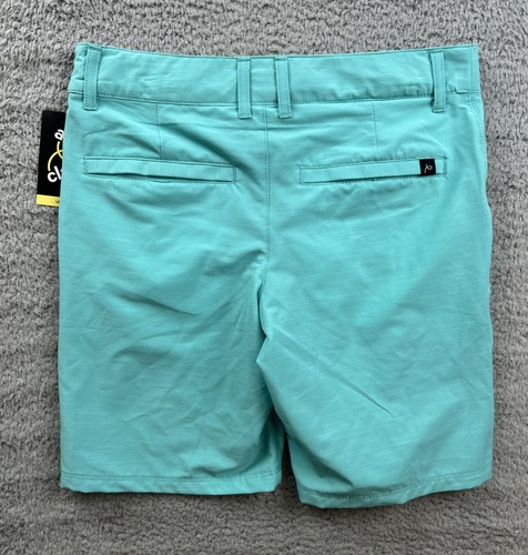 Art Class Boy's Size 14 Hybrid Solid Swim Shorts Trunks Turquoise Green - Picture 3 of 6