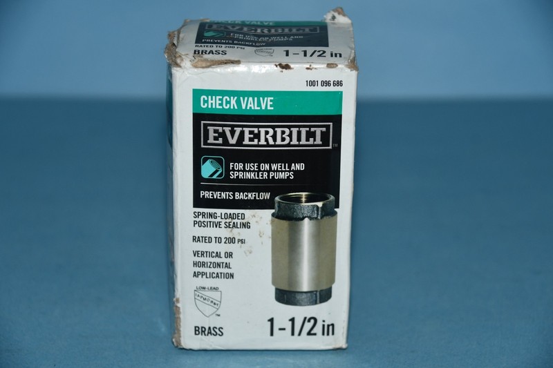 Everbilt Brass Check Valve 1 1/2 inch 1001 096 686