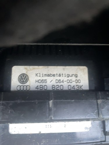 99 00 01 02 AUDI A6 Heater A/c Control Tan10/00 Oe# 4b0820043afb98 - Bild 4 von 5