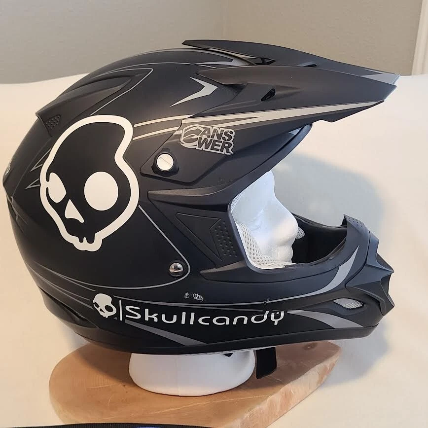 Answer SkullCandy Casco BMX, Motocross, ATV, Moto de Nieve - Talla XL (61-62 CM) Foto 2 de 4