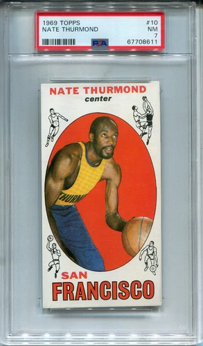 1969 Topps #10 Nate Thurmond Rookie PSA 7 NM San Francisco Warriors