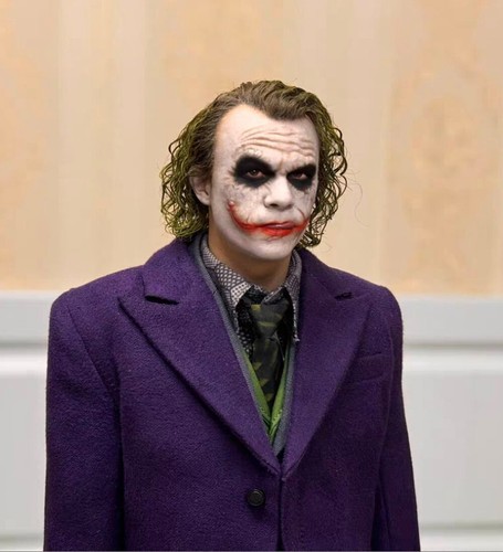 Raro Nancy ZHONG Studio Joker Heath Ledger lengüeta sobresaliente cabeza esculpida - Imagen 2 de 6