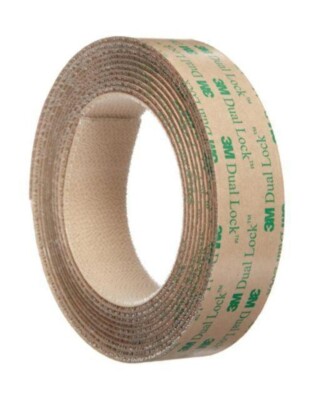 3M Dual Lock Reclosable Fasteners, Heavy Duty, Clear, TB4570/SJ4570(1 in x 10ft)