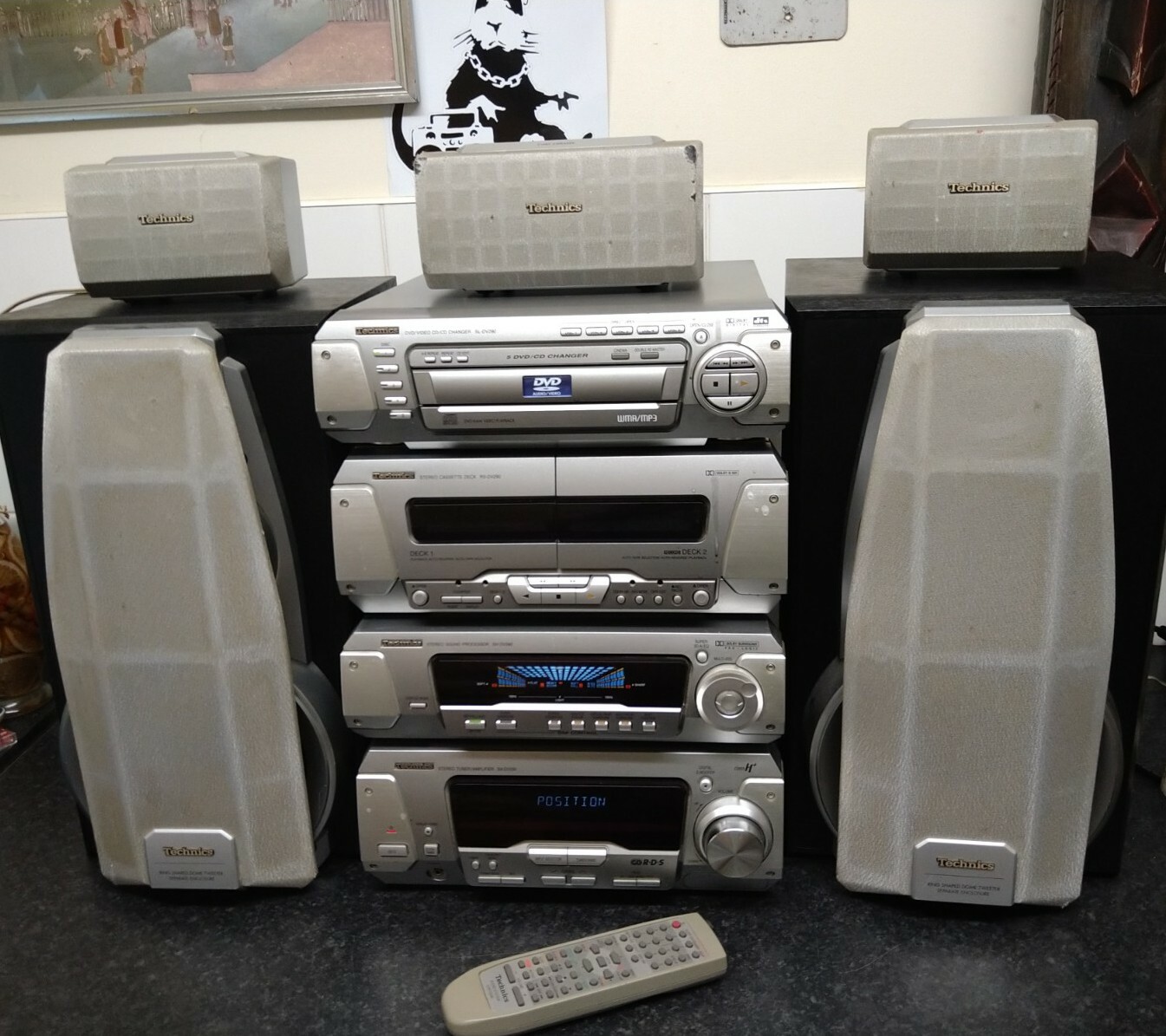 Technics DV290 Hi-Fi Separates CD player dvd video changer