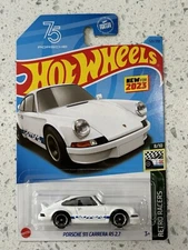 2023 Hot Wheels #125 Porsche 911 Carrera RS 2.7 (White)