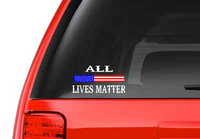 All Lives Matter (M39) Vinyl Decal Sticker Laptop Car Window American Flag USA