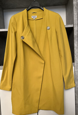 PIU PiU Mantel Gelb NP 329  nur einmal getragen übergangsjacke