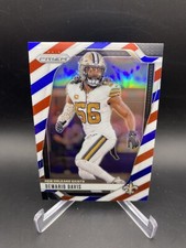 2024 Panini Prizm #207 Demario Davis Red White and Blue Saints