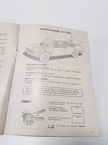 Manuale uso e manutenzione Alfa Romeo Alfetta copertina rossa nuovo edizione '72 - Foto 6 di 24