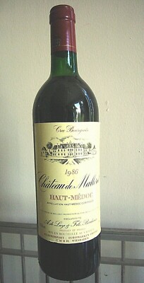 Haut-Medoc 1986 Chateau de Malleret Cru Bourgeois Rotwein