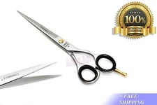 6" PROFESSIONAL GERMAN STAINLESS STEEL BARBER SCISSORS| SHEARS WITH SAND FINISH
