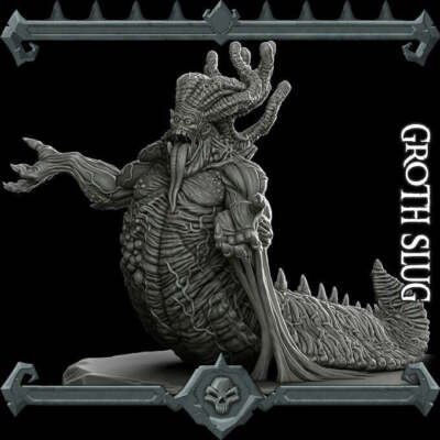 Groth Slug - Wargaming Miniatures Monster Rocket Pig Games D&D, DnD