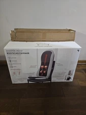 Sharper Image Smartsense Shiatsu Realtouch Chair Pad Soothing Heat Neck Back