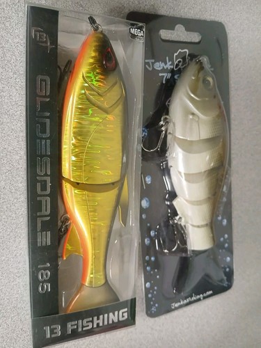 13 Fishing Glidesdale 185 & 7" Jenko Jenkolistic Swimbaits. Nice!! - Picture 3 of 13