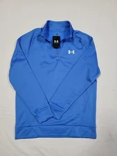 Under Armour Fleece Men's Warm 1/4 Zip Casual Sweater Blue 1373400-464