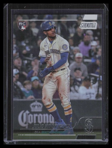 Julio Rodriguez [Rainbow Foil] #148 2022 Stadium Club card