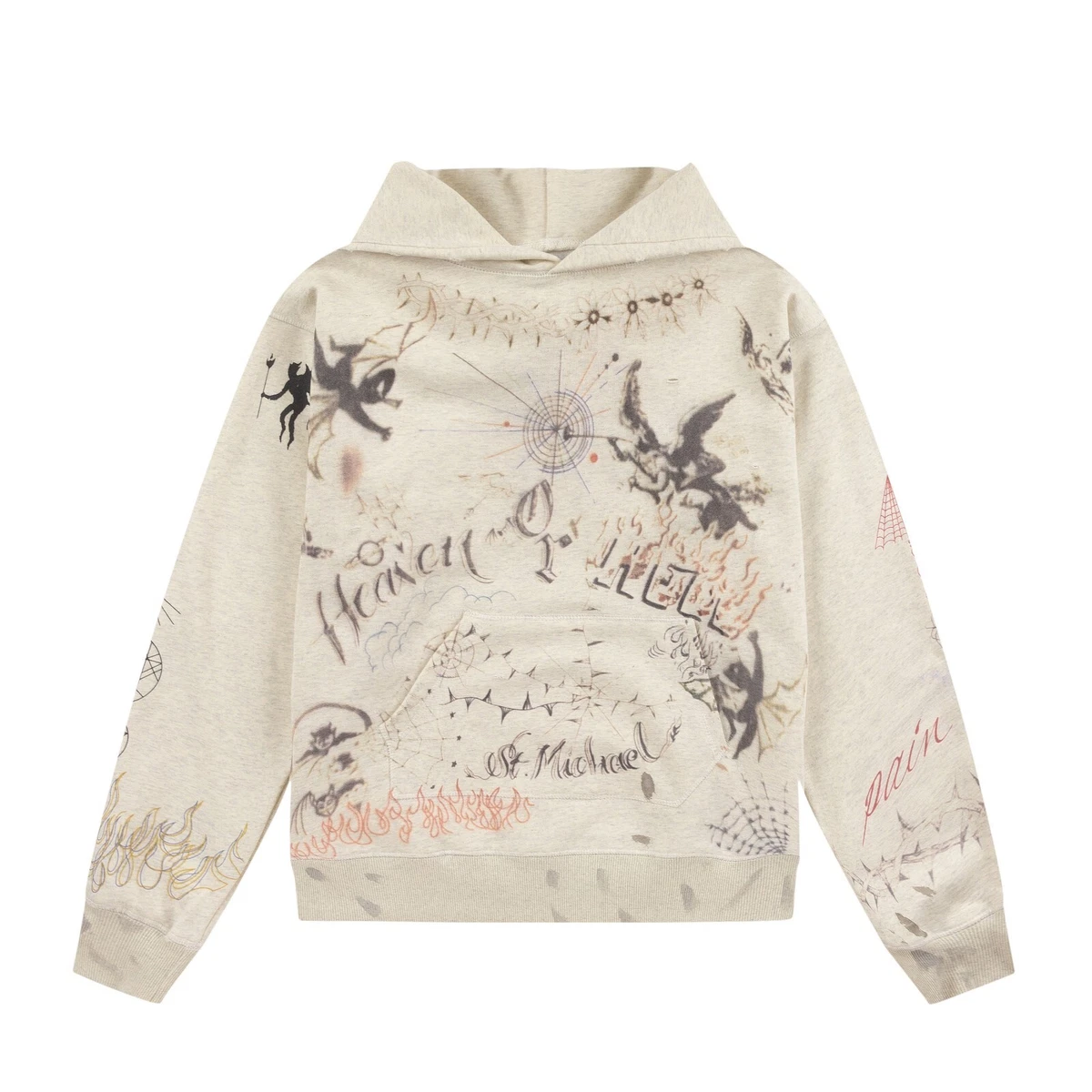 SAINT MICHAEL DR.WOO SWEAT SHIRT L-