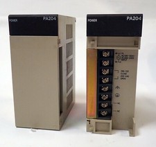 LOT OF 2 OMRON C200HW-PA204 POWER SUPPLIES IN 100 Vac/ 240 Vac OUT: 4.6 A 5 Vdc