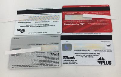 4 Expired Credit Cards For Collectors - Visa Lot (9184) | eBay