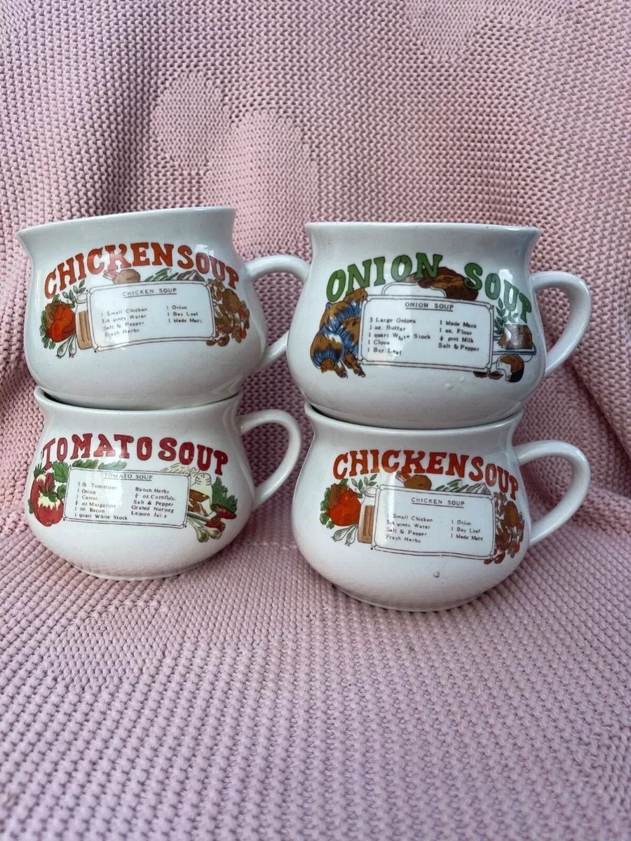 Soup mugs outlet with handles