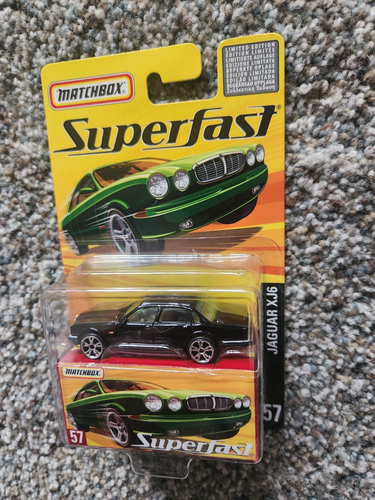 2004 Matchbox Superfast ROW limited edition Jaguar XJ6 - black