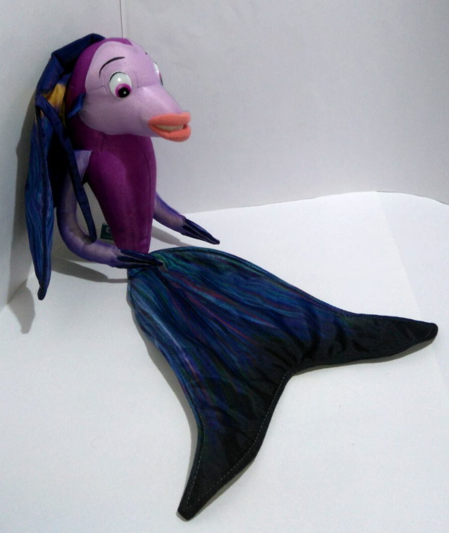 Dreamworks Shark Tale Angie Plush Soft Toy Girl Fish Vintage Play