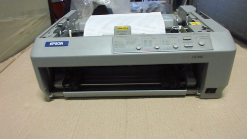 Epson LQ-590 USB 24-pin 80 Column Dot Matrix Printer INCL TOP COVER & GUIDE - Picture 2 of 4