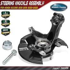 Front Driver LH Side Steering Knuckle & Hub Bearing for Honda Accord 2018-2022