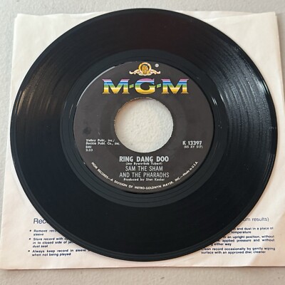 Sam The Sham & The Pharaohs Ring Dang Doo/Don't Try It 1965 MGM K13397
