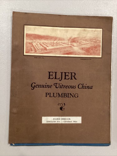 1931 Elmer Sanitär Vorschlag Cleveland Municipal Stadium mit Bauplänen im Inneren