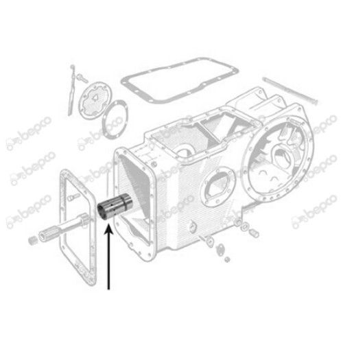 Rinnovato Rosso Massey Ferguson 35 Trattore Con Prese Al Tramonto Nel Campo Bd32mt - Foto 14
