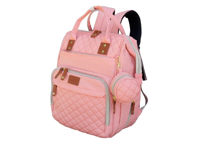 Bolsa de Pañales Plegable 3 en 1 Cama de Bebé Portátil Cuna Mochila Viaje/Dormir Foto 2 de 4