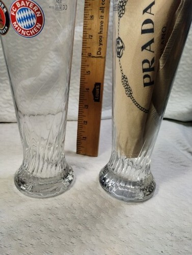 Raro x2 nuovo Sohm. "Bicchieri da birra Germania Paulaner Pilsner 0,5 L 10"" 🙂 🙂 🙂 - Foto 6 di 6