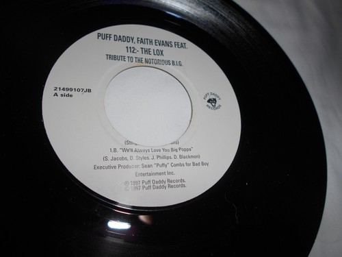 JAY-Z Wishing on a Star Mint- 7" 1997 Jukebox Promo BMG White Label - Picture 2 of 4