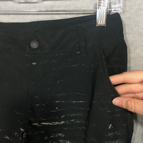 Boys 12 Hybrid Swim Shorts Adjustable Waist Pockets Black Stripes Art Class NWOT - Picture 11 of 12