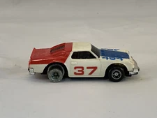 Tyco TCR Total Control Racing *READ* Race Car #37 454 Red White Blue Slotless