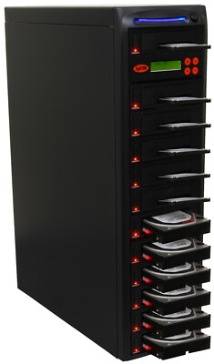 Systor 1:11 SATA 2.5 3.5'' SSD HDD Hard Drive Duplicator Wiper 5.4GB/Min 2YR WRNT
