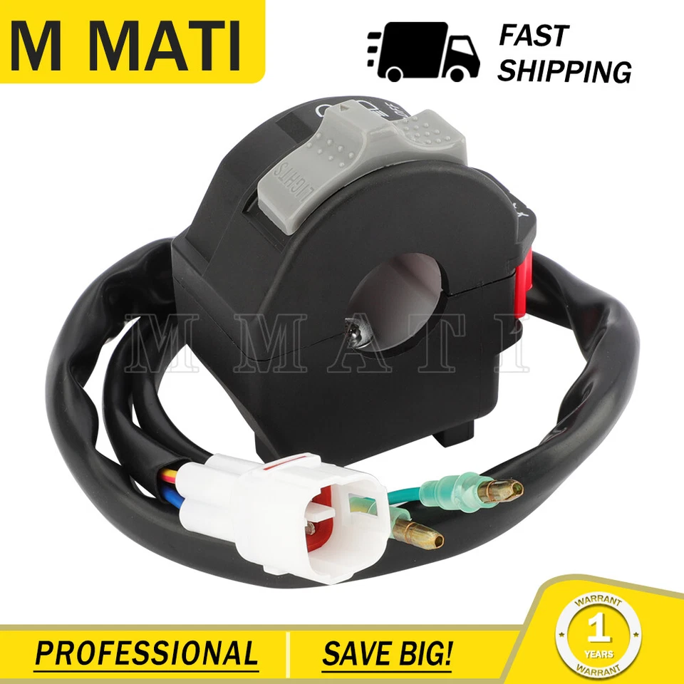 Guidão Hi Low Off Light Kill Switch para Yamaha Blaster 200 YFS200 2002 - 2006 - Imagem 2 de 4