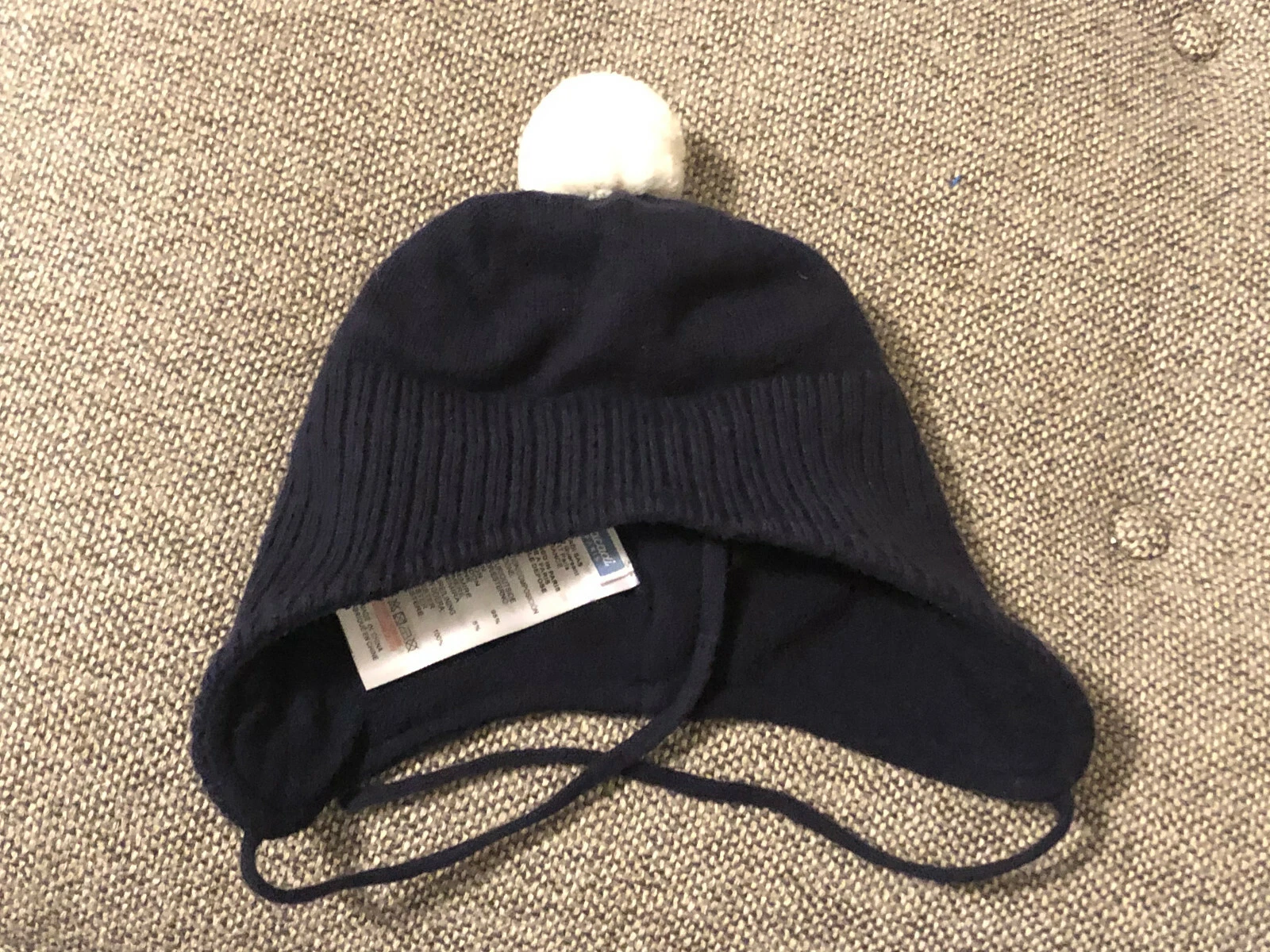 Navy Unisex Jacadi Hat 6-12m