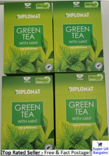 Green Tea Mint Peppermint 160 4x40 Bags Quality Herbal Minty Biodegradable Detox 0.06 per strip