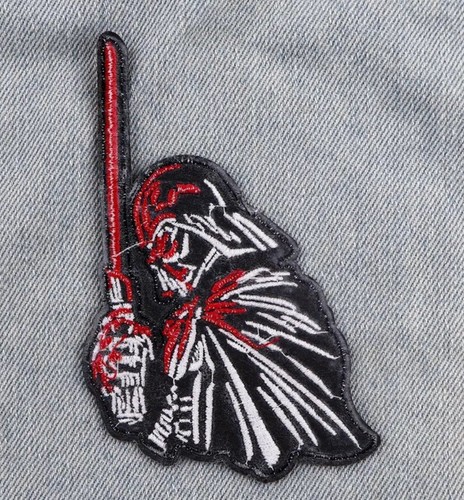 π₯ Star Wars Darth Vader w Light Saber 5β Embroidered Iron On Patch FREE SHIP! - Picture 7 of 9