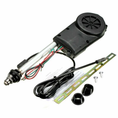 Universal 12V Car Power Electric AM FM Radio Signal Aerial Automatic Antenna Kit