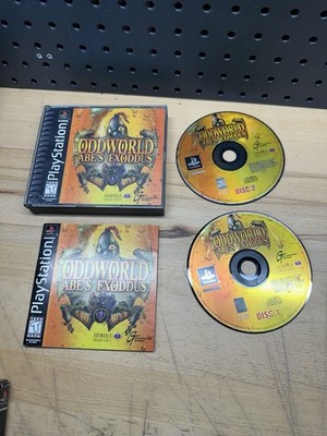 Oddworld: Abe's Exoddus Playstation PS1 CIB Complete  w/ Manual