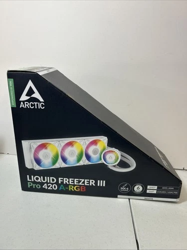 ARCTIC Liquid Freezer III Pro 420 A-RGB white PC Water Cooler Cooling CPU -NIB