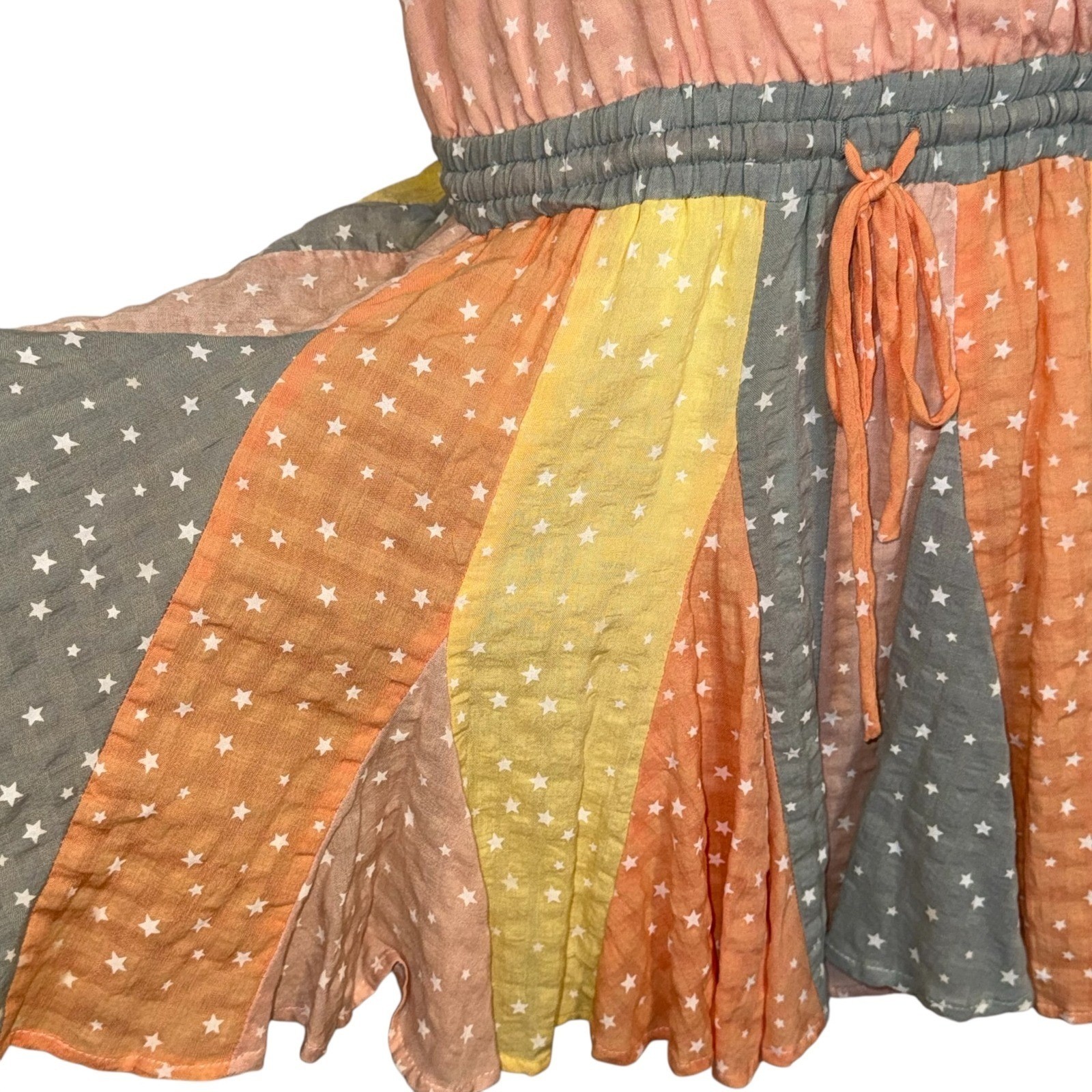 STORIA Star Patchwork Print Lined Adjustable Stra… - image 4