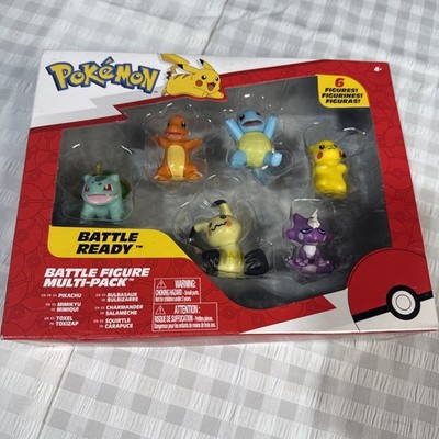 Jazwares Pokémon Battle Figure Multi-Pack, 6 Figures, New