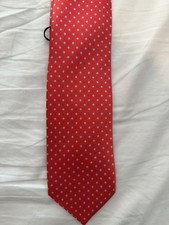 Stefano Ricci Red Geometric Woven Silk Men's Designer Tie