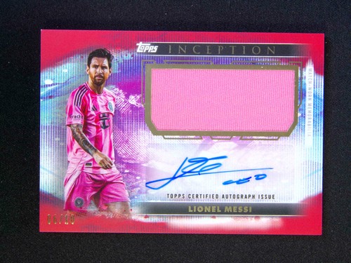 2025 Topps Inception Major League Lionel Messi Jumbo Patch Auto /10 #JSY