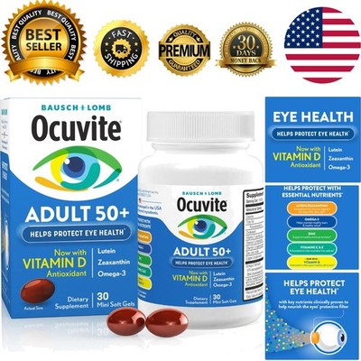 Nourishing Eye Health Formula with Lutein and Omega-3 - 30 Softgels for All Ages